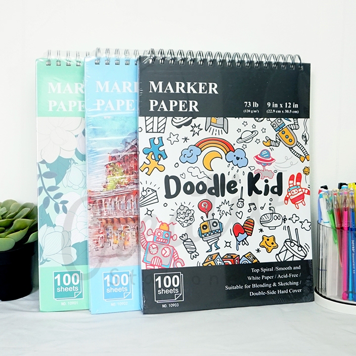 

Zhixingbao Hard Cover Spiral Drawing Book Sketch Book Buku Gambar 100 Sheet 22 x 30 Cm