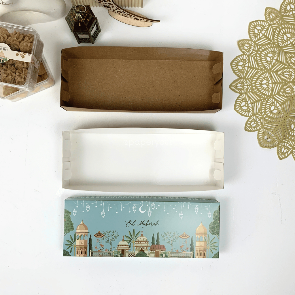 

(10 Pcs) Box Kotak Kue Toples Hampers Natal / Christmas Lebaran idul fitri 31 x 11 x 6 cm