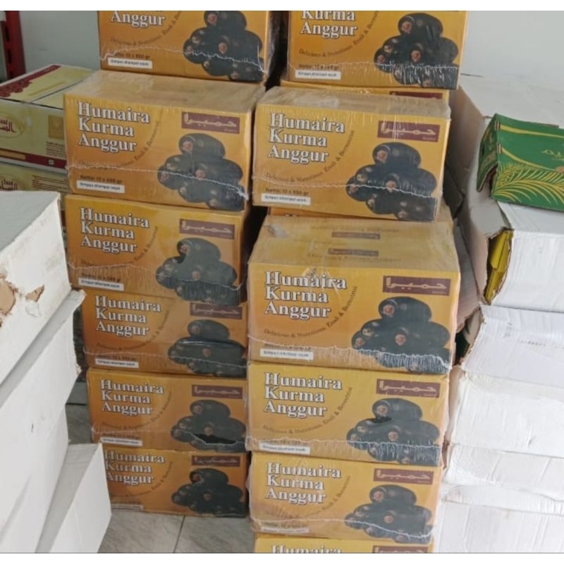 

[12pc] Kurma Anggur BAM Humaira 1dus / Kurma anggur humayra