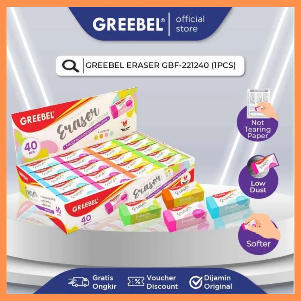 

Greebel Penghapus GBF-221240 COLOUR