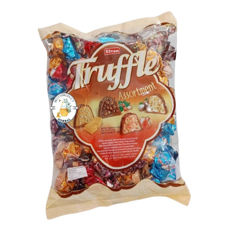 

Elvan Truffle Assortment Cokelat 1kg,coklat,grosir coklat,snack