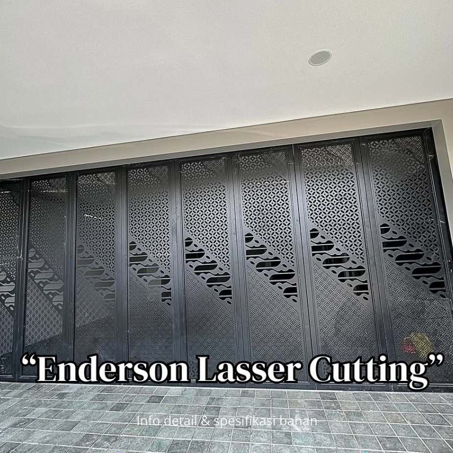 Enderson Laser Cutting/Pagar Minimalis Cutting Laser/Pagar Full Custome Cutting Laser