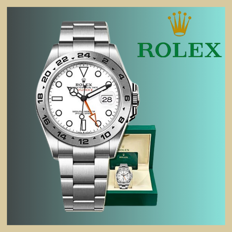 【100% ASLI ROLEX】Jam tangan rolex pria Rolex Penjelajah Jam tangan  m226570-0001 Automatic 18K Gold 