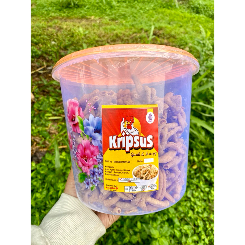 

KERIPIK USUS 1Kg Gurih dan Renyah dalam Toples 1Kg