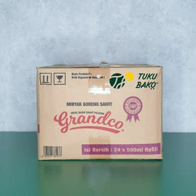 

Grandco Minyak Goreng Sawit Isi Bersih: 24 x 500ml Refill