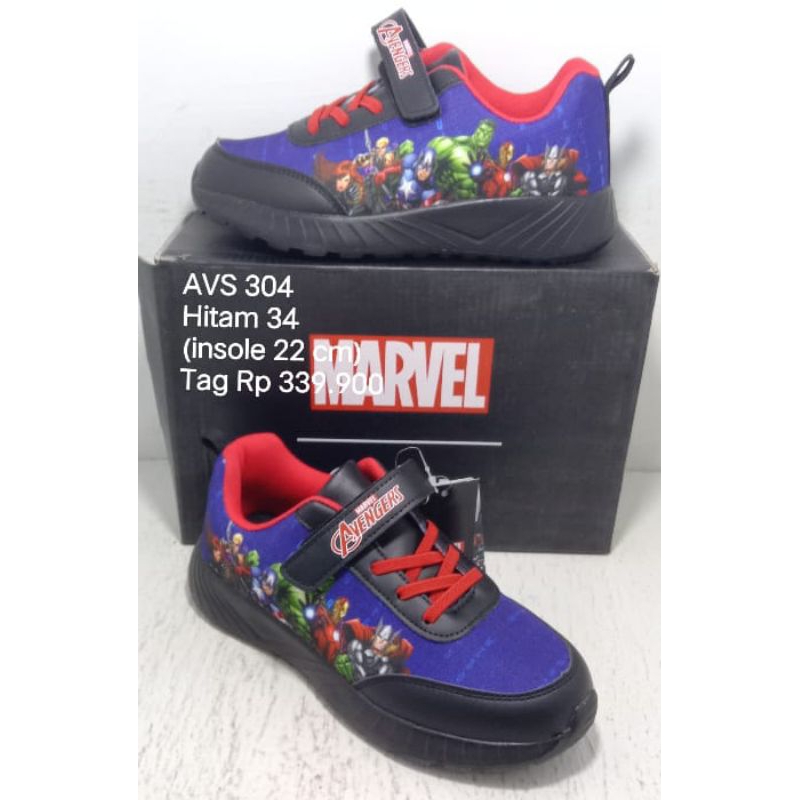 SPA 567/AVA 465/IRA 464/AVS 304 SEPATU ANAK NEVADA MARVEL SPIDERMAN