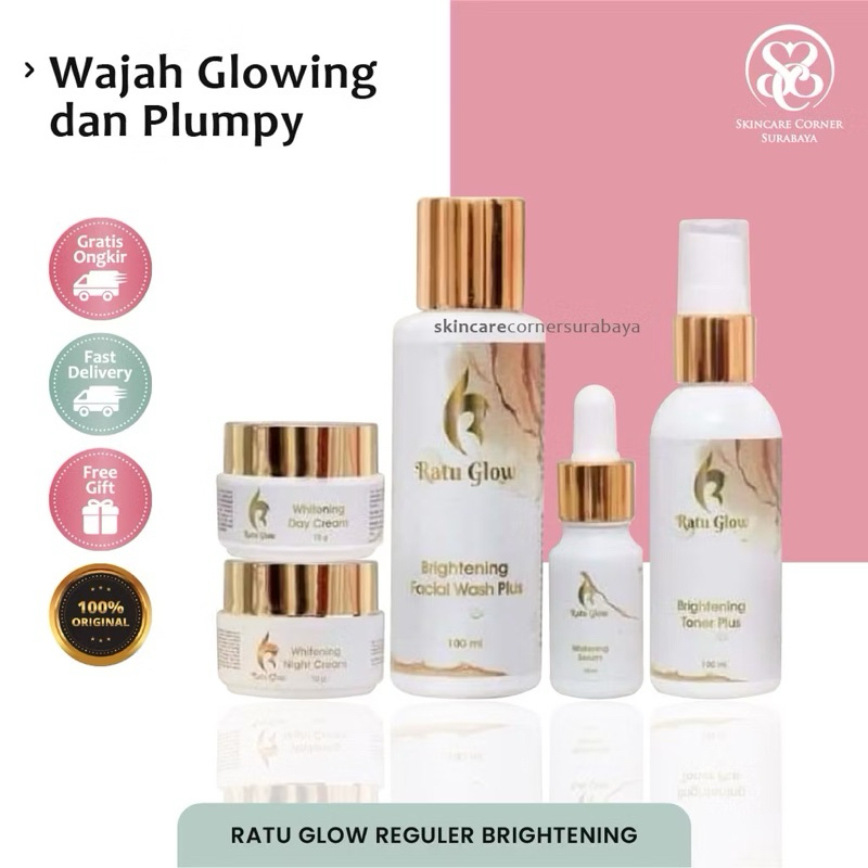 BANDA ACEH - RATU GLOW SKINCARE/RATU GLOW/RATU GLOW PAKET REGULER ACNE/BRIGHTNING