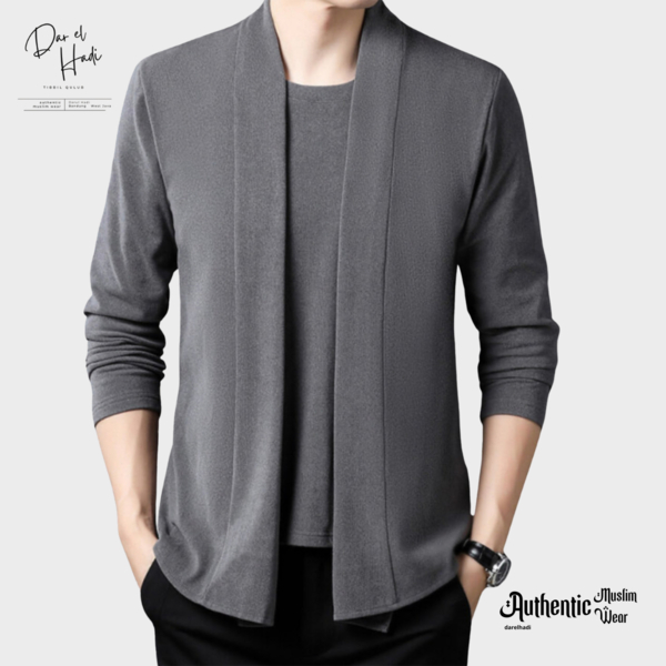 Darelhadi Tshirt Blazer Matoa  Kaos Lengan Panjang Dan Blazer Manyatu pria dewasa Kaos Blazer