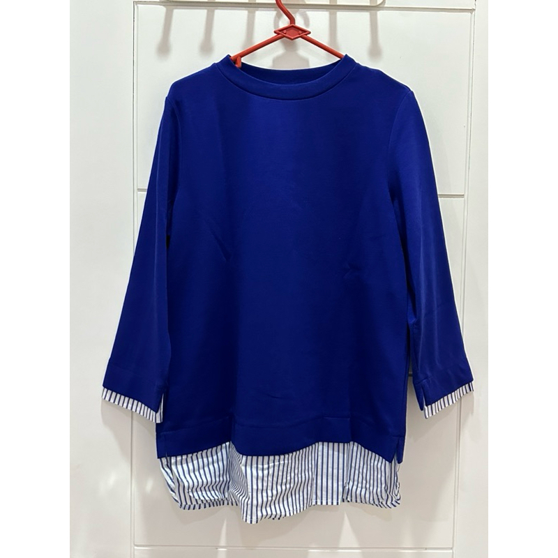 BAJU ATASAN WANITA WARNA BIRU IORA