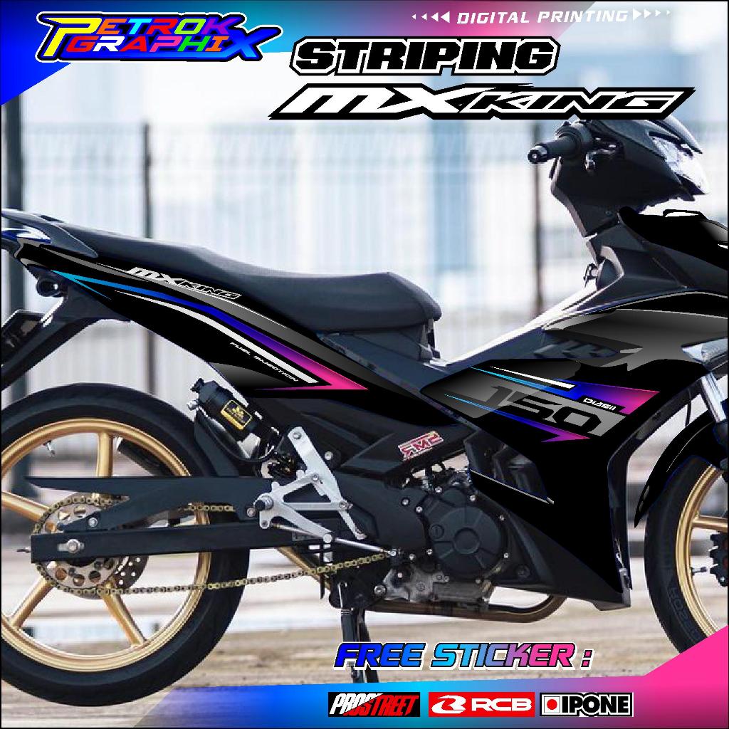 STRIPING VARIASI YAMAHA MX KING / STICKER LIST VARIASI MOTOR YAMAHA MX KING