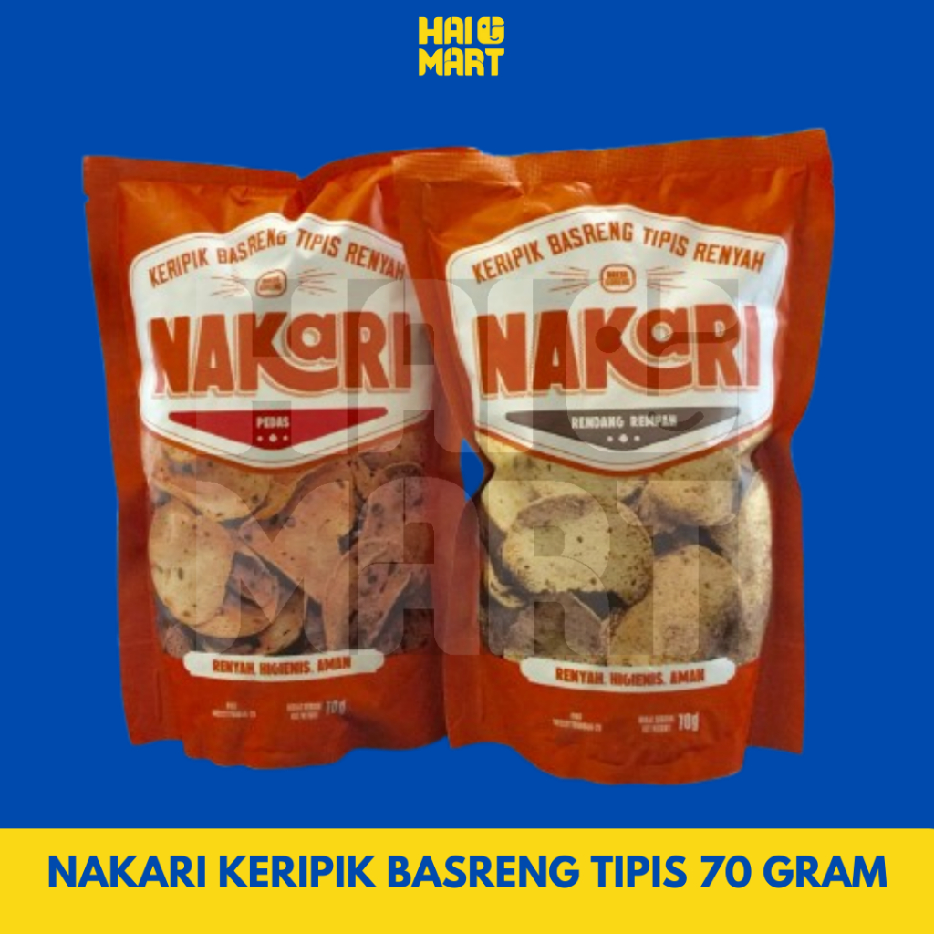 

NAKARI KERIPIK BASRENG TIPIS RASA PEDAS & RENDANG REMPAH | KERIPIK BASRENG RENYAH