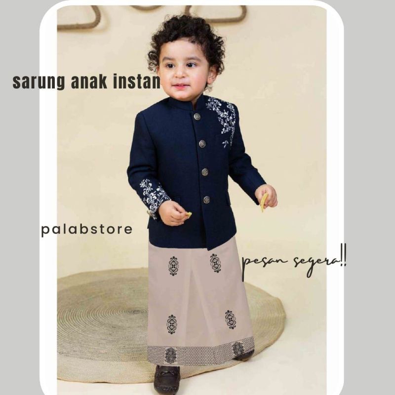 Sarung Anak instan terbaru Umur 1 tahun -10 tahun