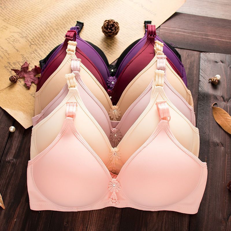 COD Bra wanita jumbo Bh Cup besar Bh Big Size Bra busa tanpa kawat B96