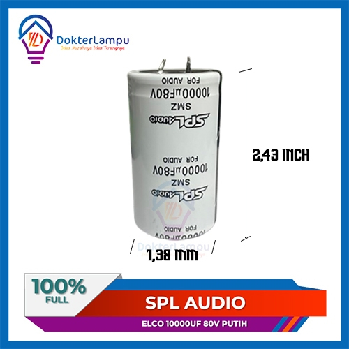 ELCO SPL AUDIO 10.000uf - 80V ORIGINAL SPL AUDIO PER PCS