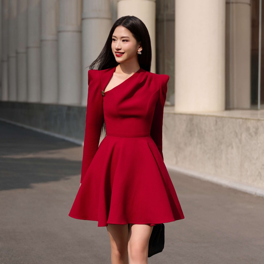 AYURI.PICKS Red Cherry Dress