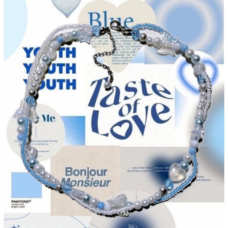 Y2K Necklace Dreamcore Two Layered