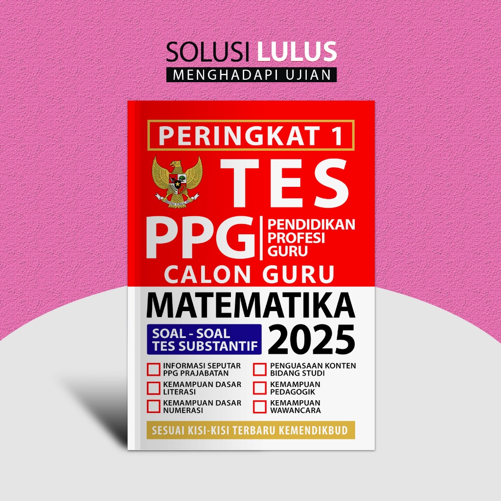 Buku PPG Prajabatan Guru Matematika 2025 - Buku PPG Calon Guru 2025
