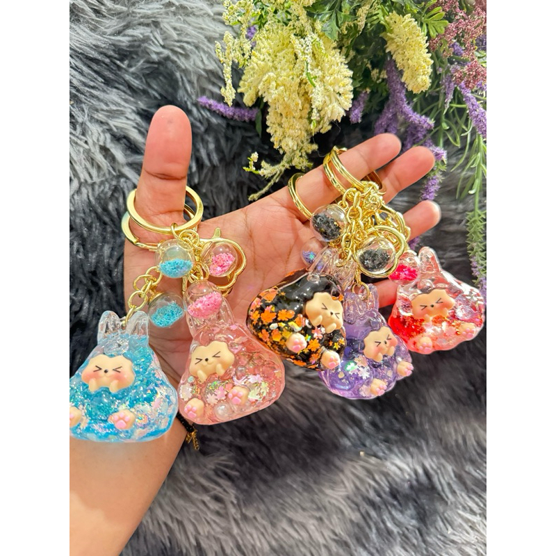 Gantungan kunci akrilik gantungan kunci air lucu gantungan kunci dan tas karakter