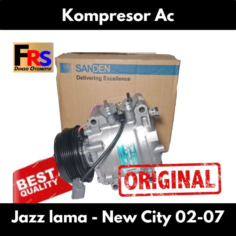 Kompresor AC Jazz lama New city 2002 - 2007 Compressor ac Honda jazz lama New city Original