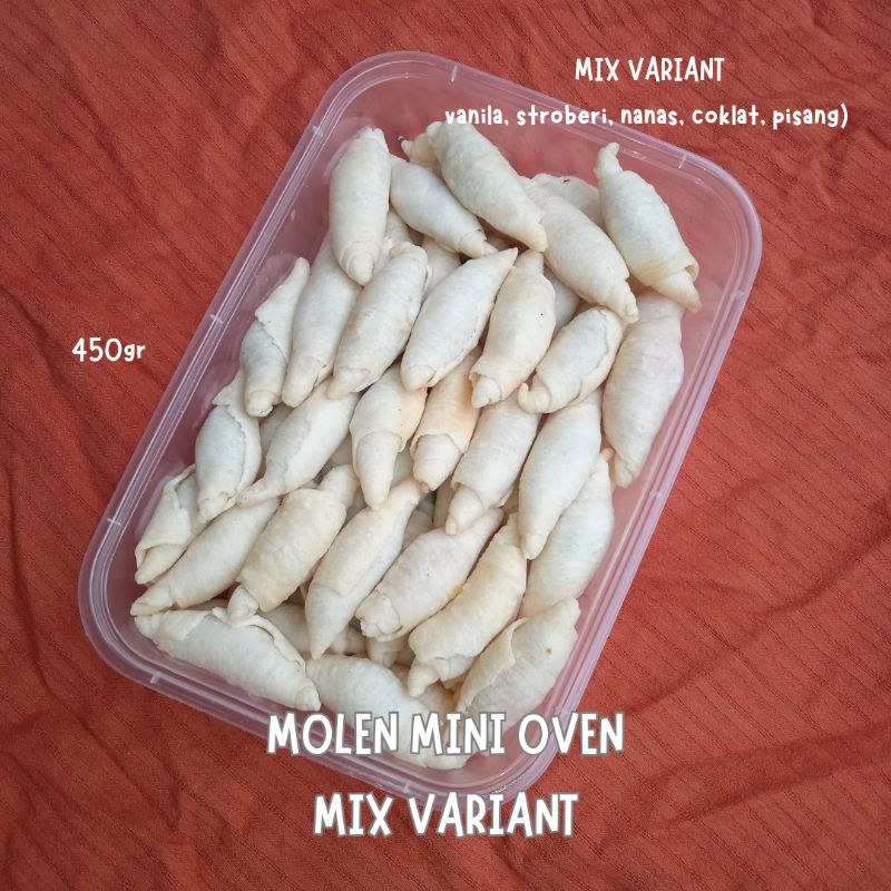 

MOLEN MINI OVEN | ISI ±90PCS [450GR]