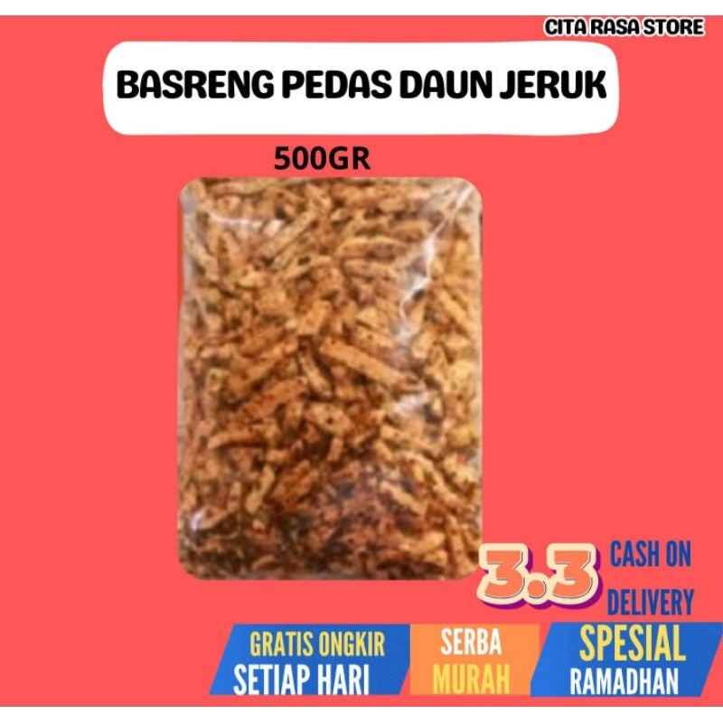 

COD BASRENG PEDAS DAUN JERUK 500GR SUPER RENYAH BUMBU MELIMPAH/ BASRENG CIKRUH