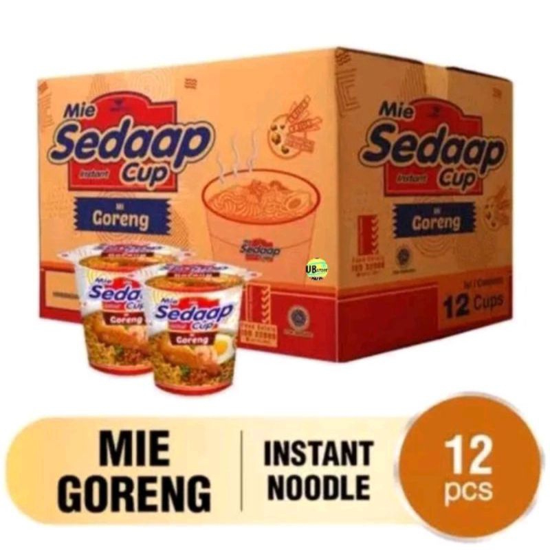

SEDAP CUP GORENG 1 DUS 12 PCS