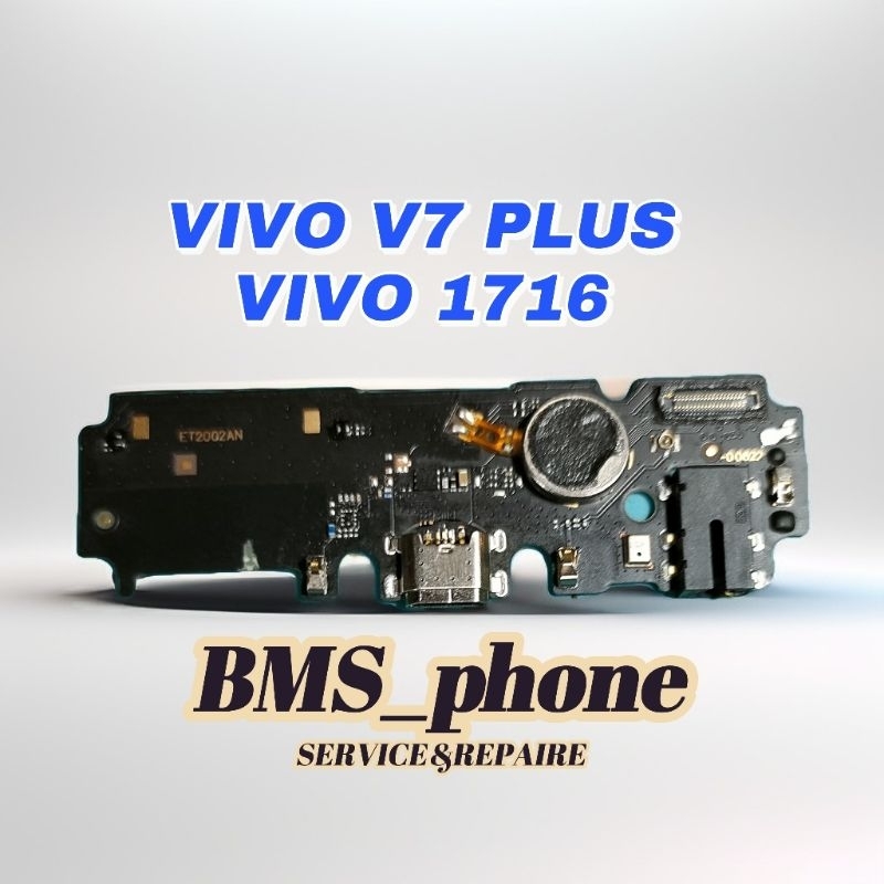 Konektor Cas Papan Pcb Konektor Cas Mic Vivo V7 Plus Model Vivo 1716 Original