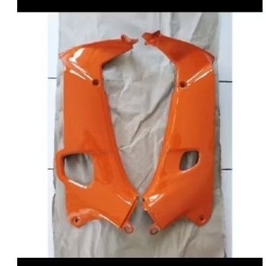 cover body samping sayap dalam/kepang dalam Honda Supra x lama Supra fit lama warna orange