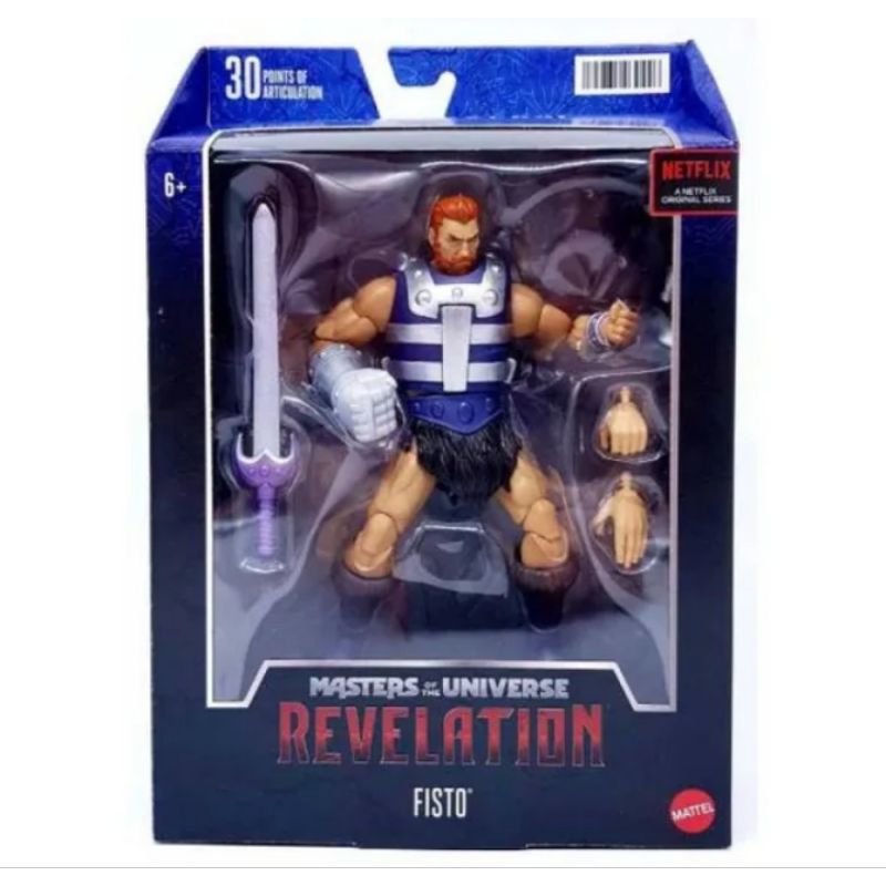 he man masters of the universe revelation fisto action figure
