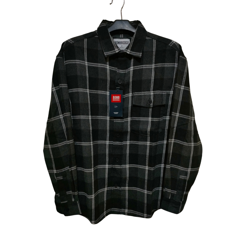 Kemeja flanel pria bombboogie Original 24792B5GB REGULAR FIT