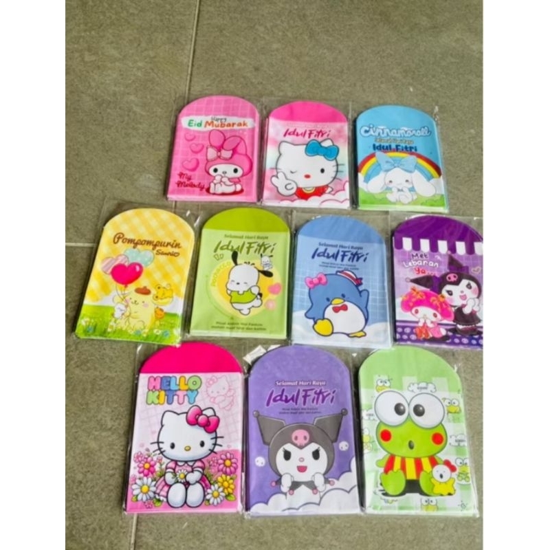 

amplop lebaran medium motif sanrio kuromi