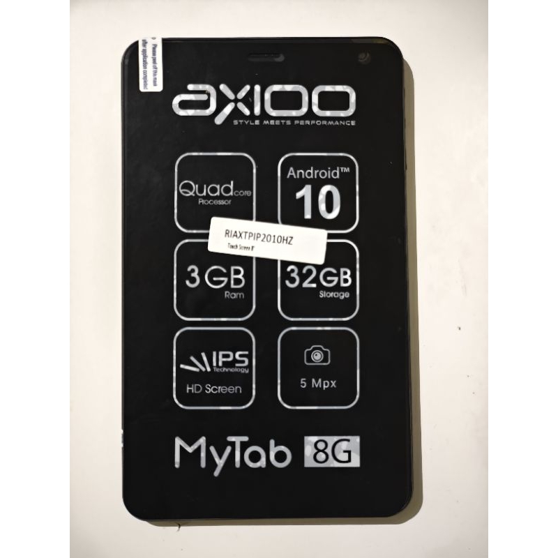 Tablet Axioo os10/ picopad 7h/ Mytab 8G/ UNIT ONLY/ RAM 3GB/32GB / NON DUS BUKU