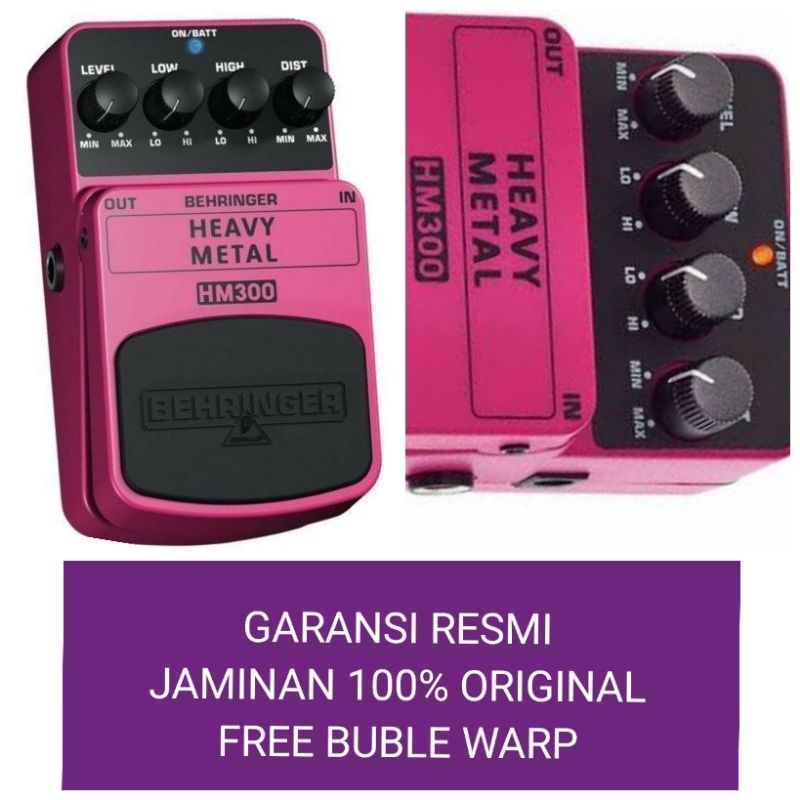 EFEK GITAR BEHRINGER HM 300 BEHRINGER HEAVY METAL EFECT