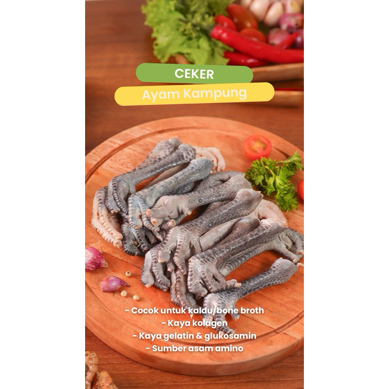 

Ceker Ayam Kampung Probiotik berat 450gr Frozen