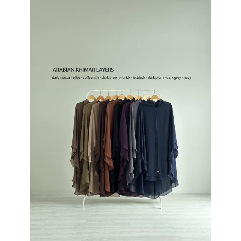 Khimar nonpad arabian chiffon by Malikah