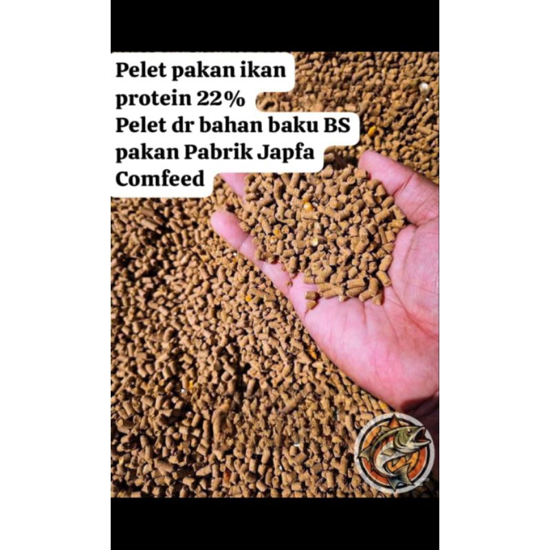 pelet pakan ikan  japfa Rijek