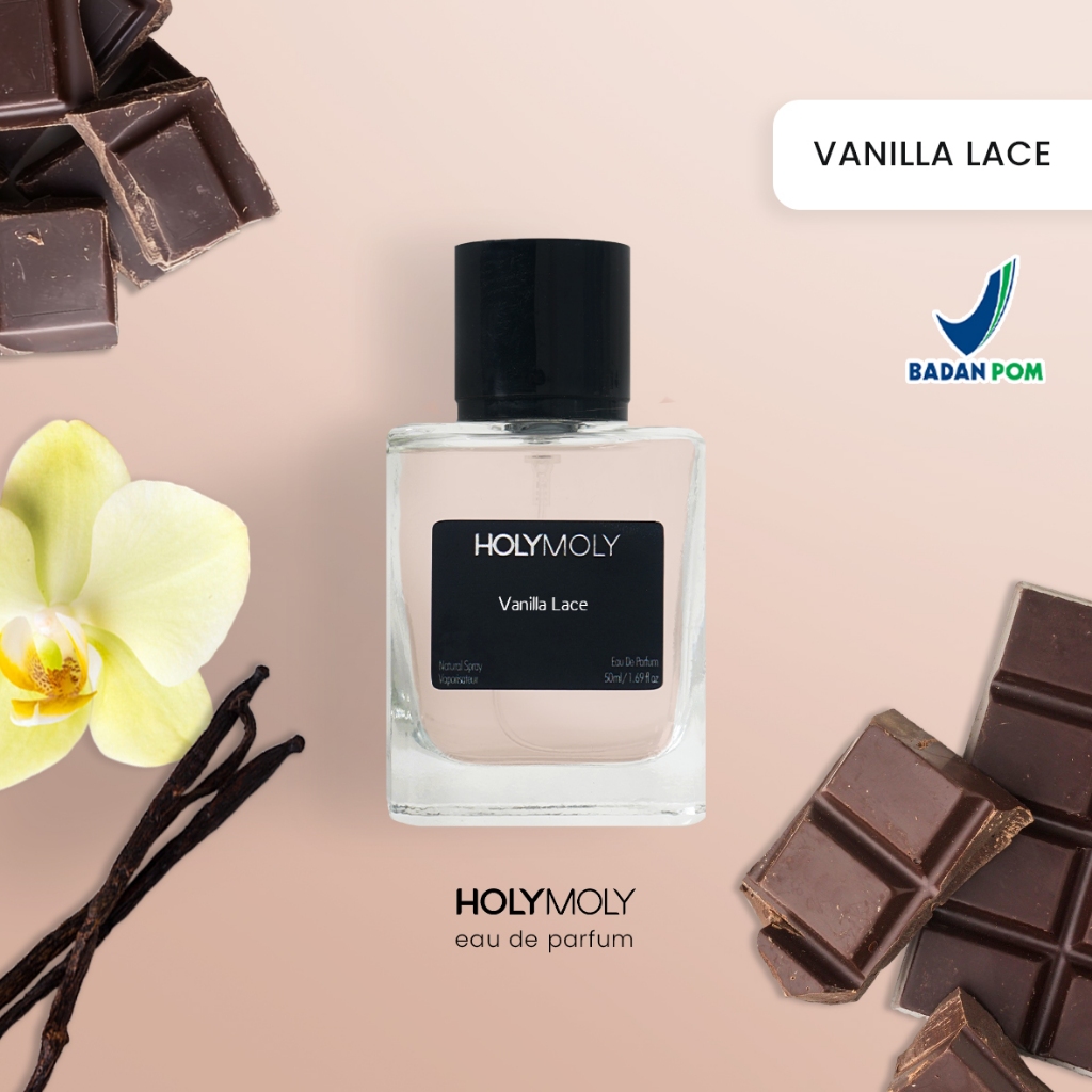 Holymoly Parfum VANILLA LACE VICTORIA SECRET - Parfum Wanita Pria Tahan Lama Aroma Sweet Manis Vanil