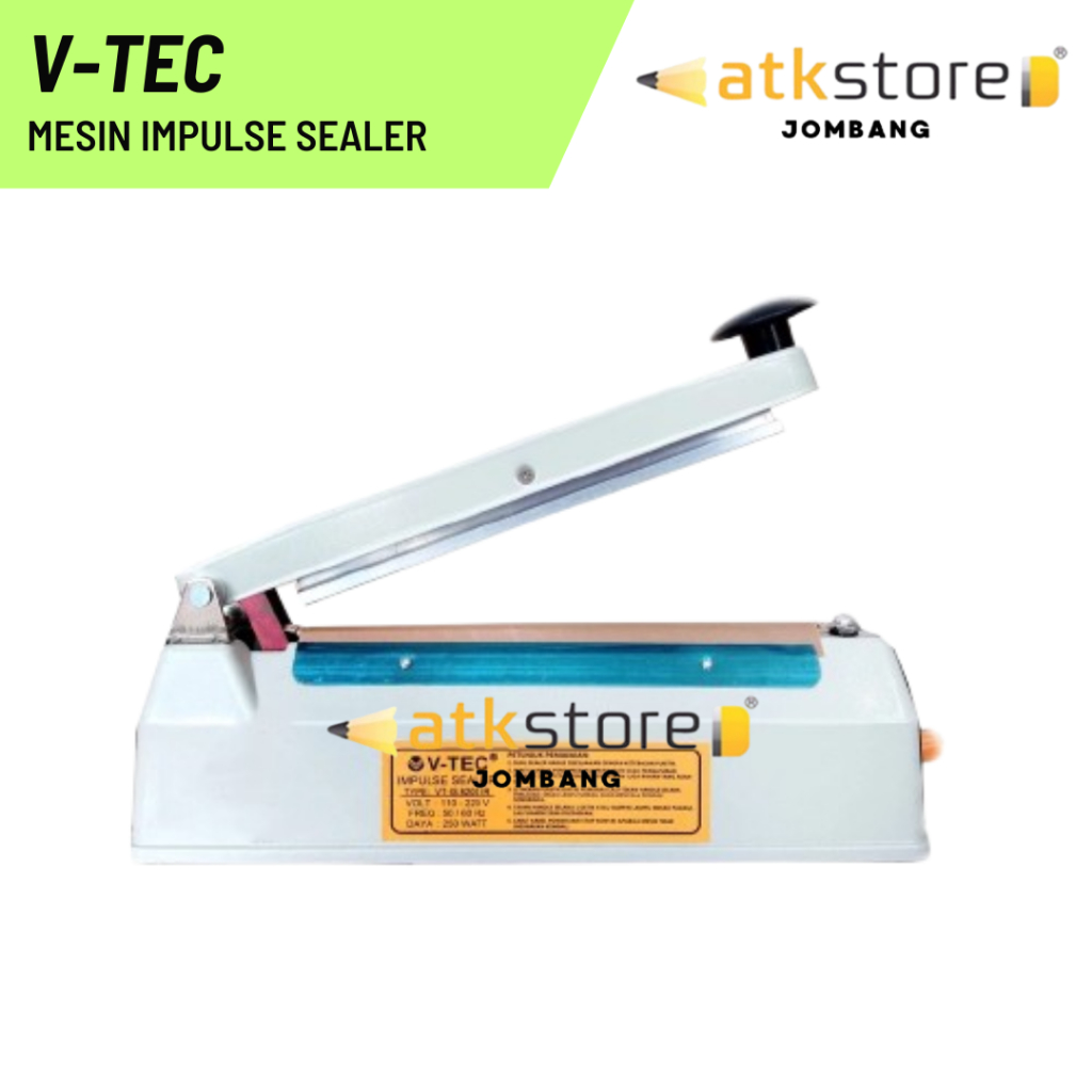 V-TEC Mesin Impulse Sealer 8mm Wire / Alat Press Plastik / V-TEC Mesin Impulse Sealer VT-IS 8400 IR