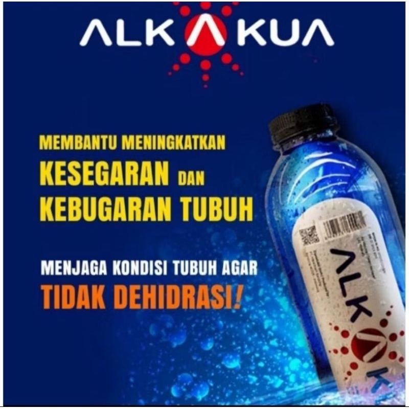 

AIR MINUM KESEHATAN ALKAKUA 1 dus isi 24 botol (500ml) 40 botol (280ml)