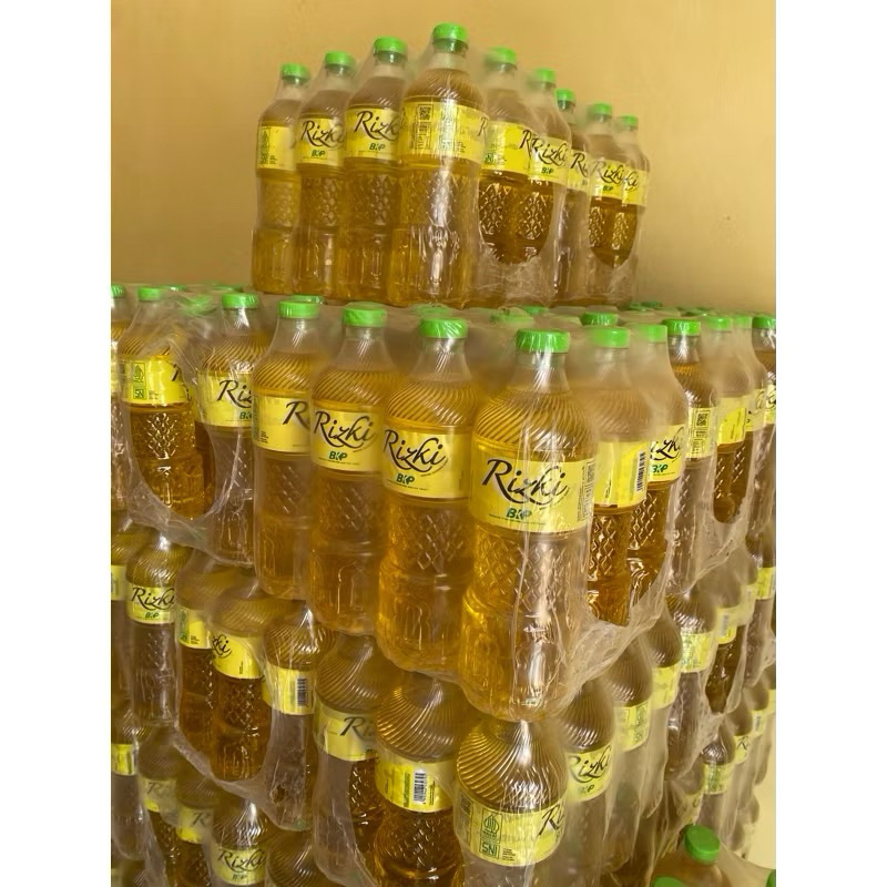 

[1 KRAT ISI 12] MINYAK GORENG RIZKY 800 ML