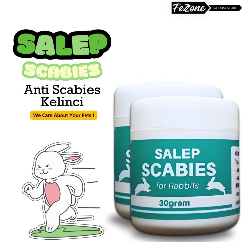 Obat Scabies Kelinci, Salep Scabies Kelinci, Scabies Kelinci FEZONE