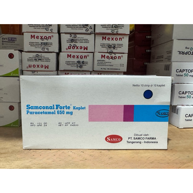 SAMCONAL FORTE (PARACETAMOL 650 MG) - BOX