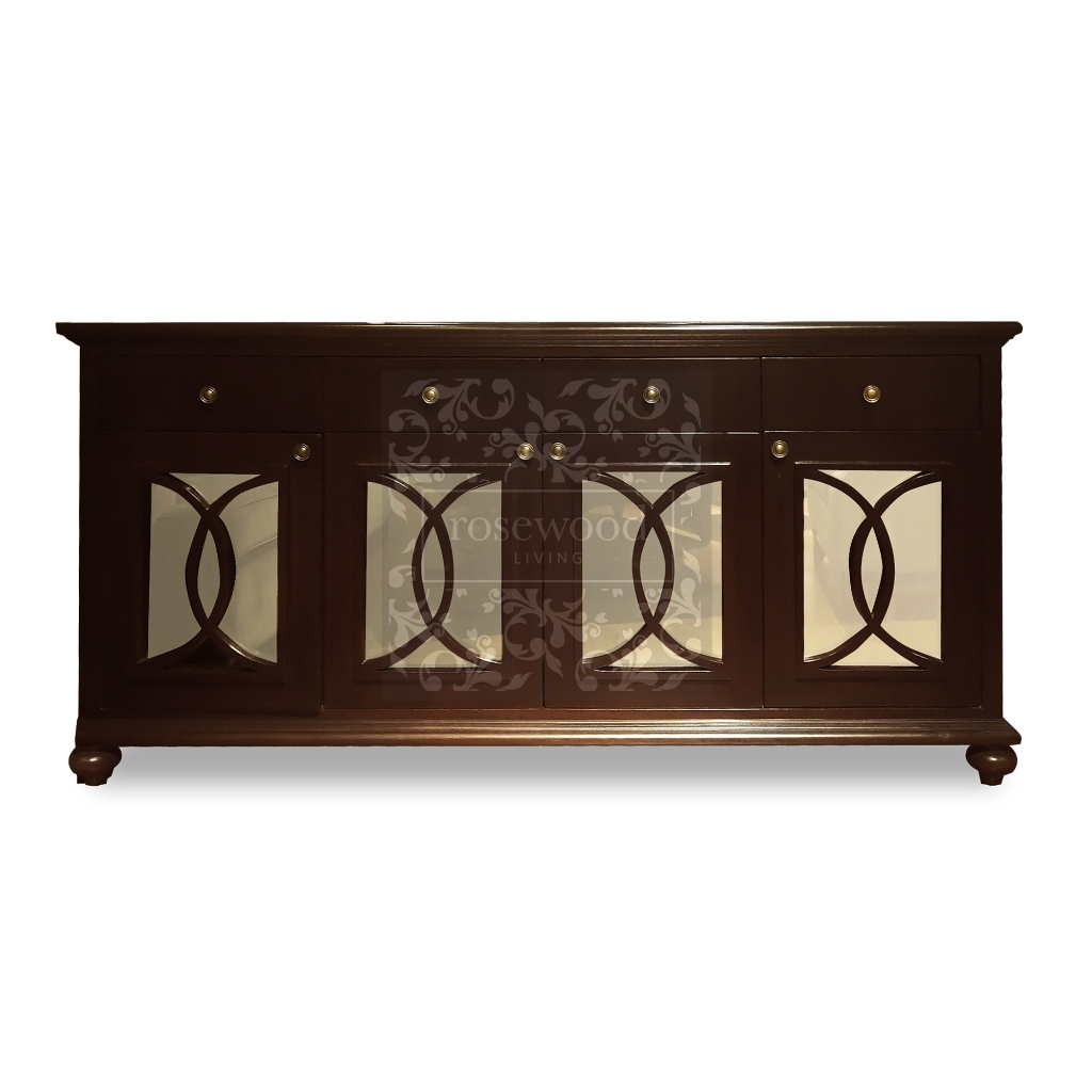 ROSEWOOD Margareth Credenza | Meja Buffet Penyimpanan