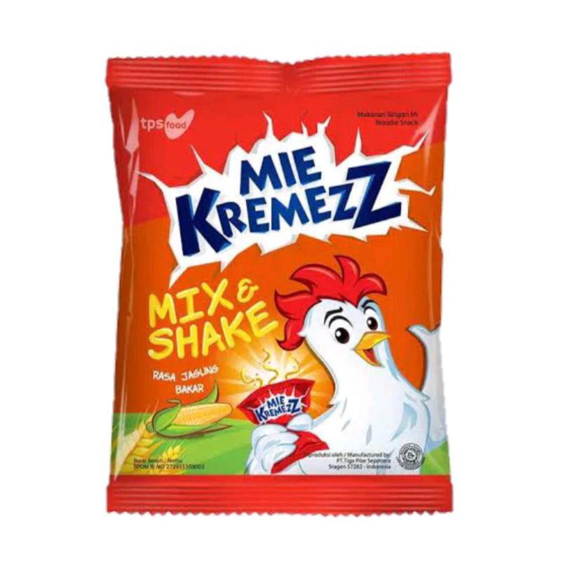 

Mie Kremezz Mix & Shake JAGUNG BAKAR 16 gr (1 renceng isi 10 pcs)