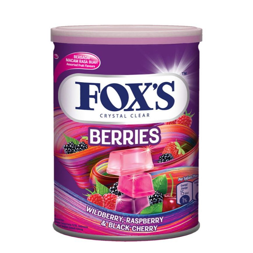 

FOX'S Crystal Clear Berries Permen Kaleng 170 g