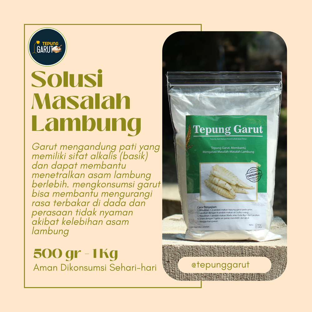 

Pati Garut Asli Untuk Asam Lambung Tepung Garut Untuk Asam Lambung Tepung Pati Garut Asli 500gr