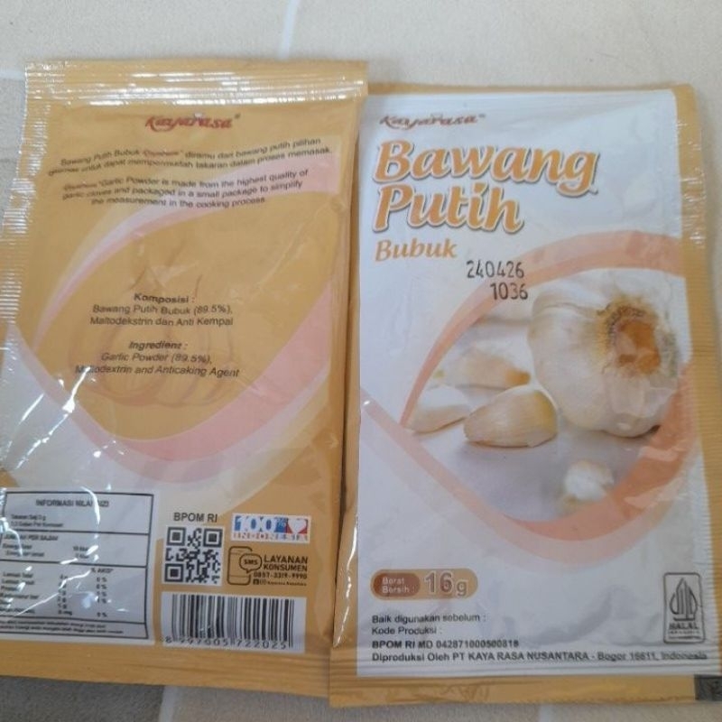 

Bawang Putih Bubuk 16gr