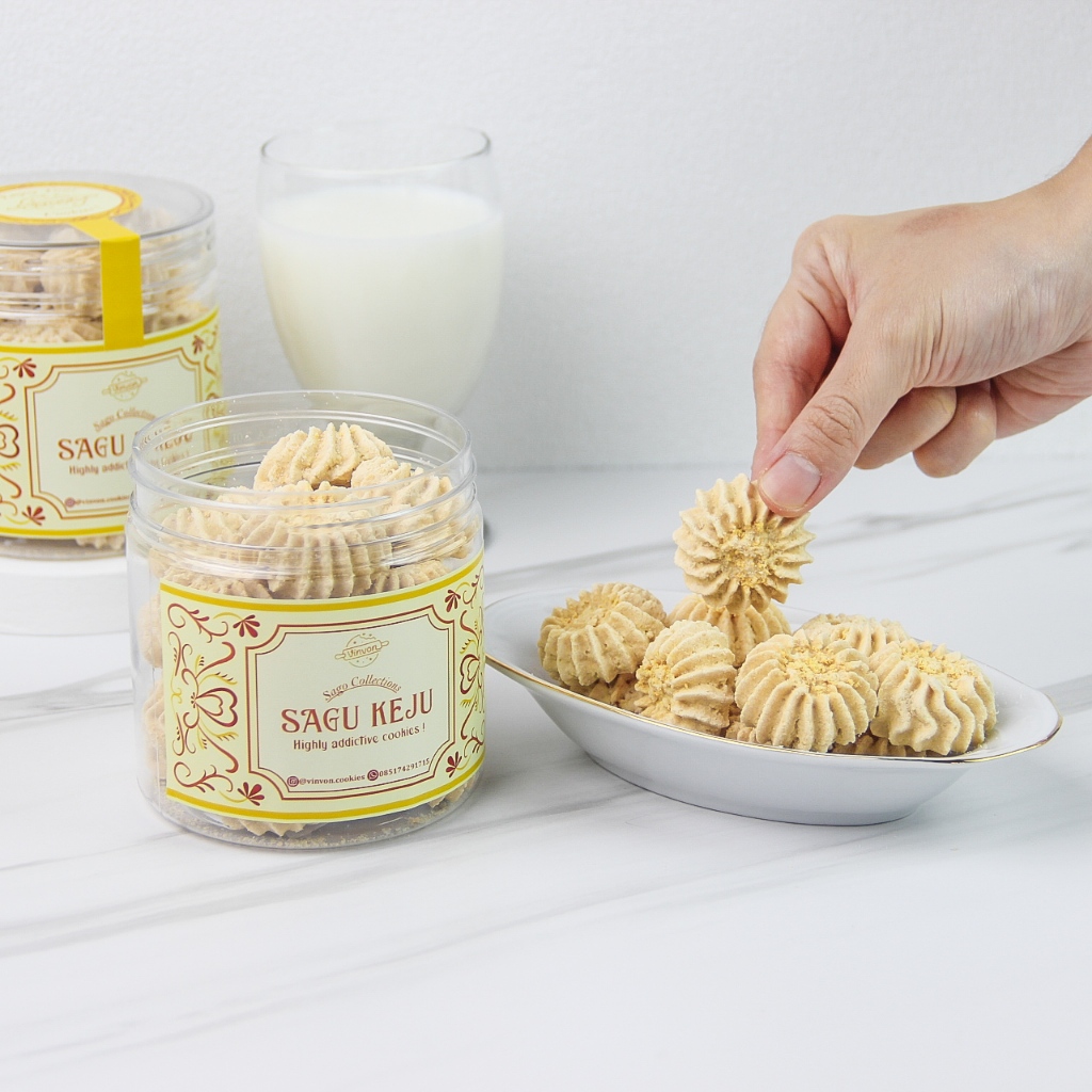 

Vinvon - Sagu Keju 190 gr | Kue Kering | Keju | Sagu | Snack