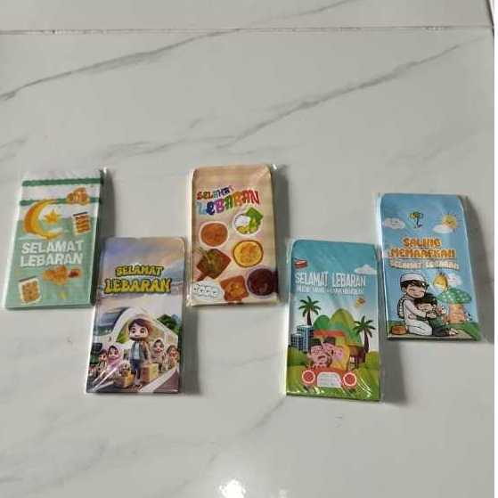 

PROMO (50 PCS) Amplop Lebaran Idul Fitri Amplop Hari Raya Idul fitri motif kartun lucu islami
