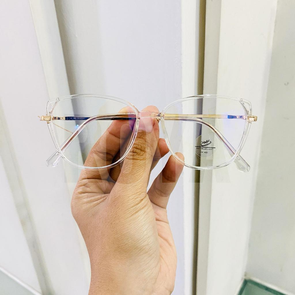 Rumah Optik - Frame semi cateye 98008 (frame only)